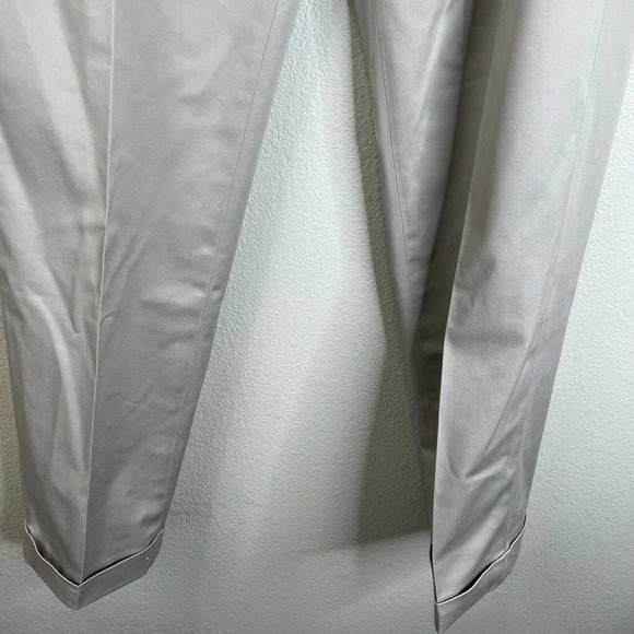 Brooks Brothers Mens Lightweight Chino Stretch Pants 34 Khaki Brown Elliot Fit - Picture 9 of 16